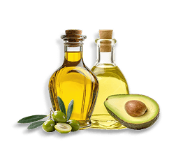 Cooked exclusively with olive or avocado oil.
